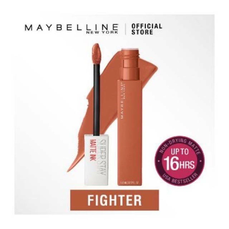 Jual Maybelline Super Stay Matte Ink Fighter #75 | Shopee Indonesia