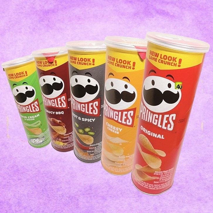 Jual Pringles Potato Chips Gr Gram All Varian Rasa Original Hot And Spicy Sour Cream