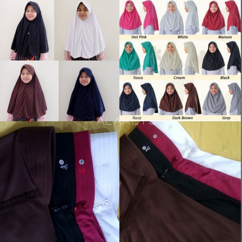 Jual JILBAB SEKOLAH SERUT RABBANI SD SMP SMU SMK | Shopee Indonesia