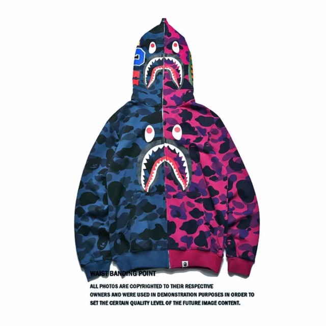 JAKET BAPE SHARK COWO MURAH