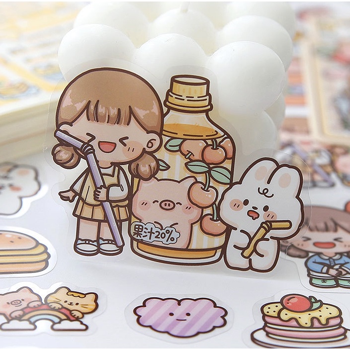 Jual Stiker Pack Dodojam Color Dessert Lucu Aesthetic Memiliki Banyak ...