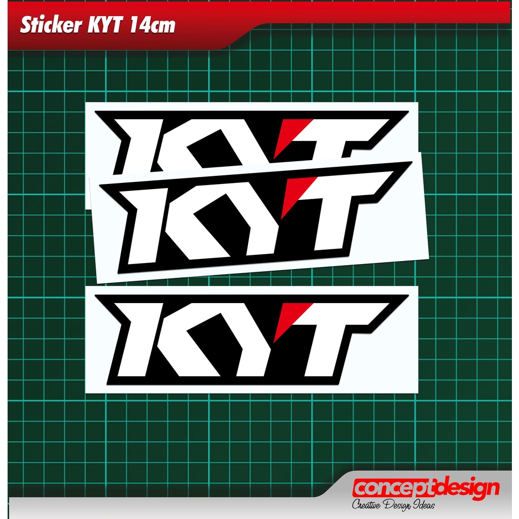 Jual Sticker Printing KYT 14CM | Shopee Indonesia