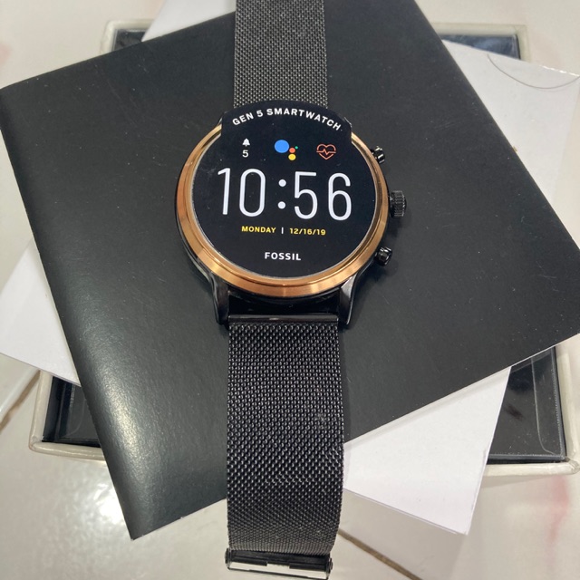 Jual Fossil SmartWatch Gen 5 FTW6036 Smoke Stainless Steel Resmi