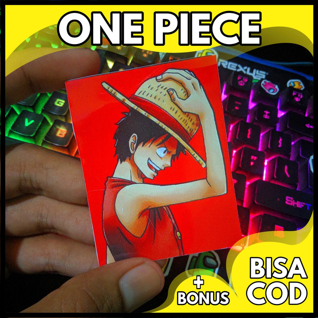 Jual STIKER ONE PIECE EDISI WALLPAPER MERAH | Shopee Indonesia