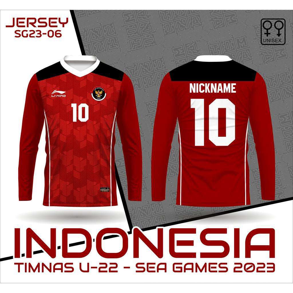 Jual Jersey timnas indonesia juara sea games 2023 baju bola lining