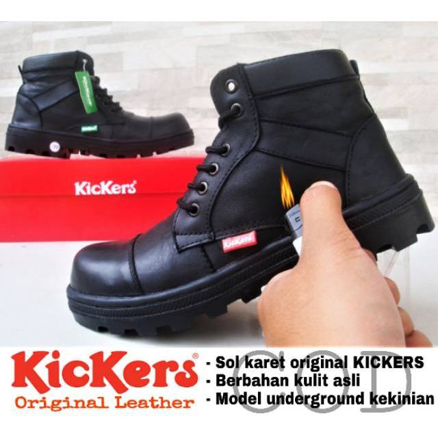 Jual WORK SAFETY BOOTS SEPATU PRIA SAFETY KICKERS SAFETY BOOTS