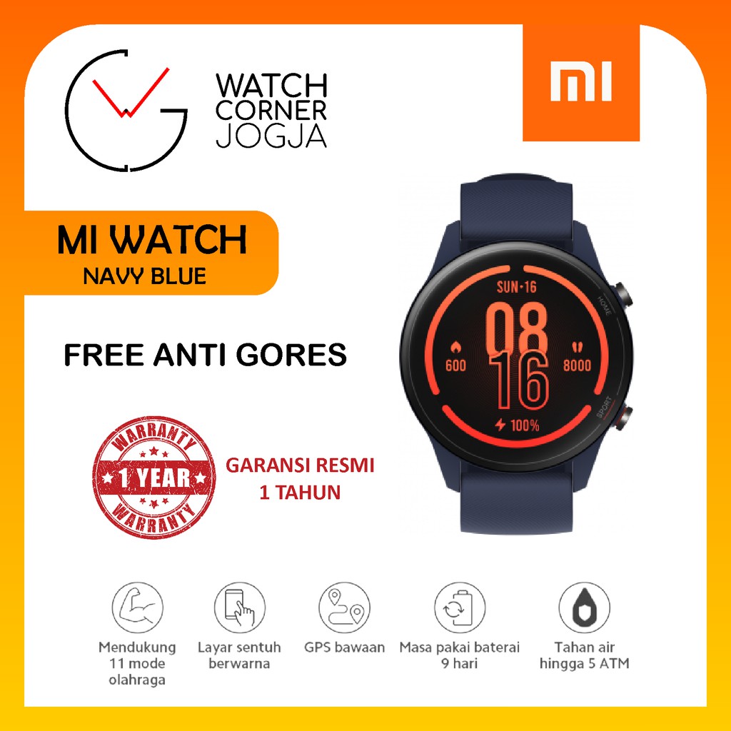 Jual Xiaomi Mi Watch 1,39 inch AMOLED ORIGINAL Smartwatch