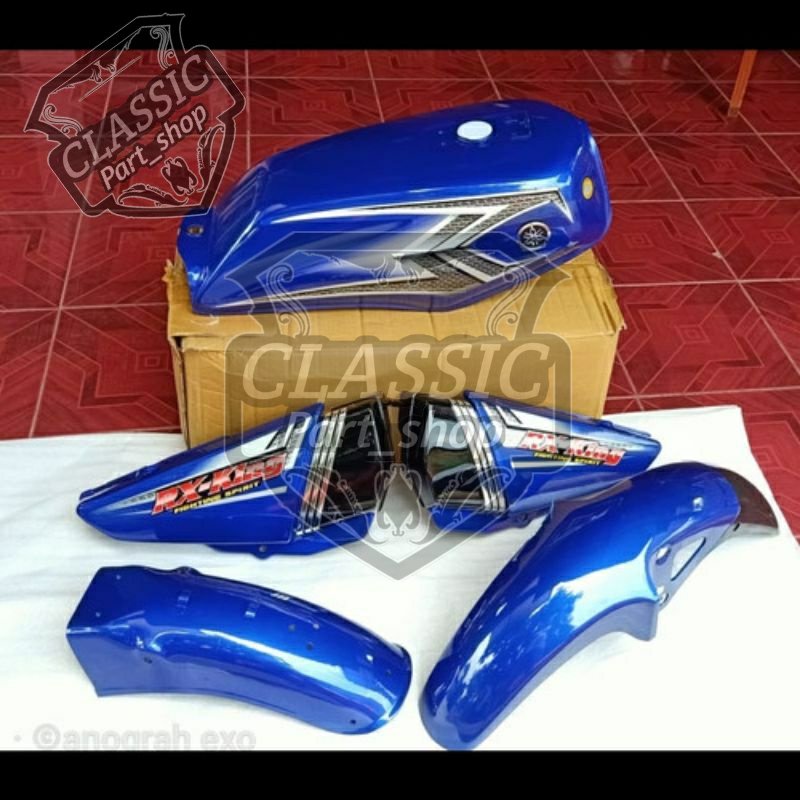 Jual PAKET TANGKI RX KING FULL SET BODY SET TANGKI RX KING BIRU SET ...