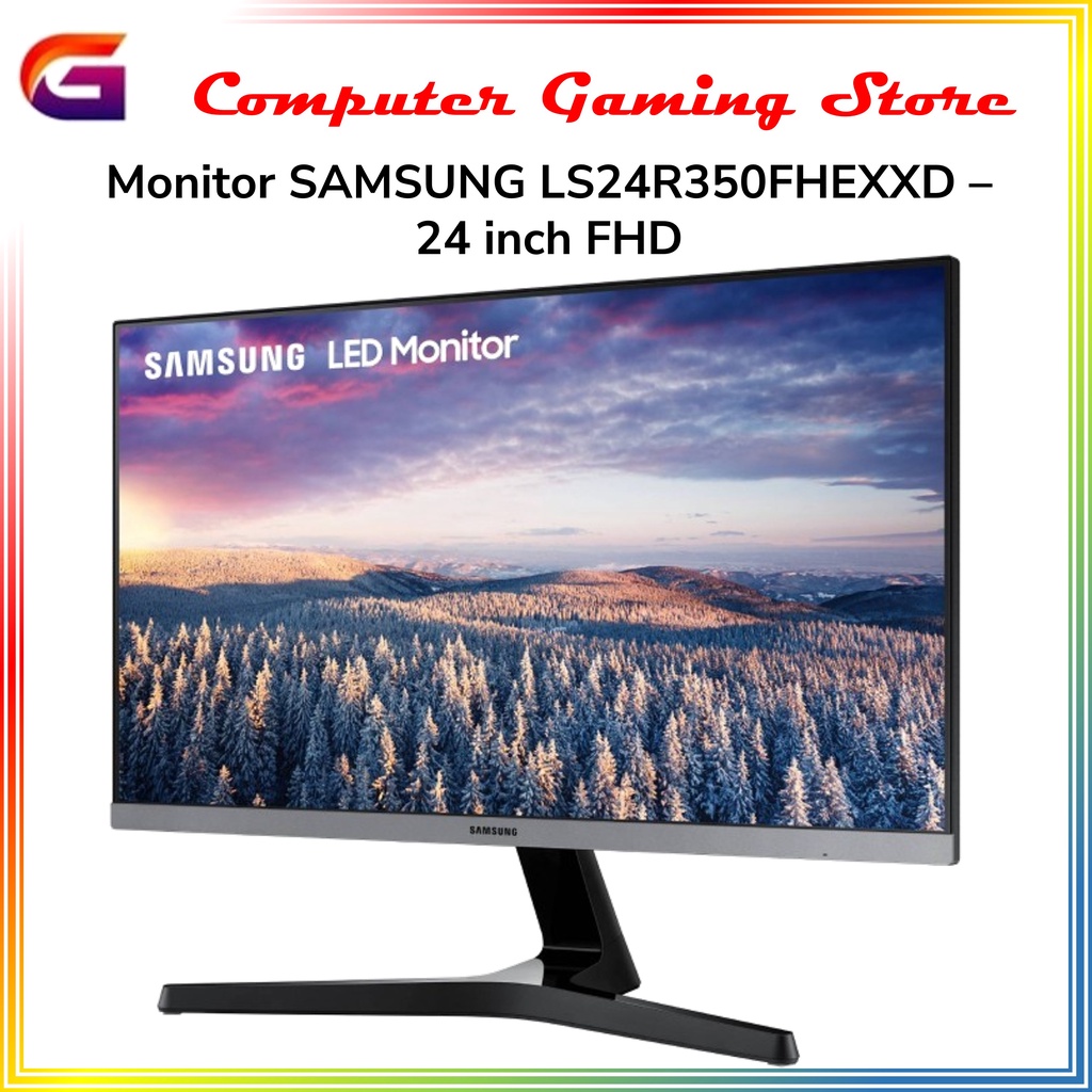 Jual Monitor SAMSUNG SR350 LS24R350FHEXXD - 24 inch FHD | Shopee Indonesia