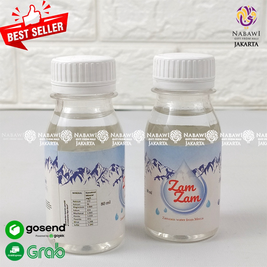 Jual Air Zam Zam Kecil Mini 80 Ml Air Zamzam 500 Ml Kemasan Botol Oleh Oleh Haji Dan Umroh 3505