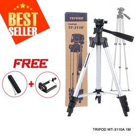 Tripod Hp 3110a Free Holder U Kaki Stabilizer Tinggi 1meter Tripod Handphone Kamera Universal
