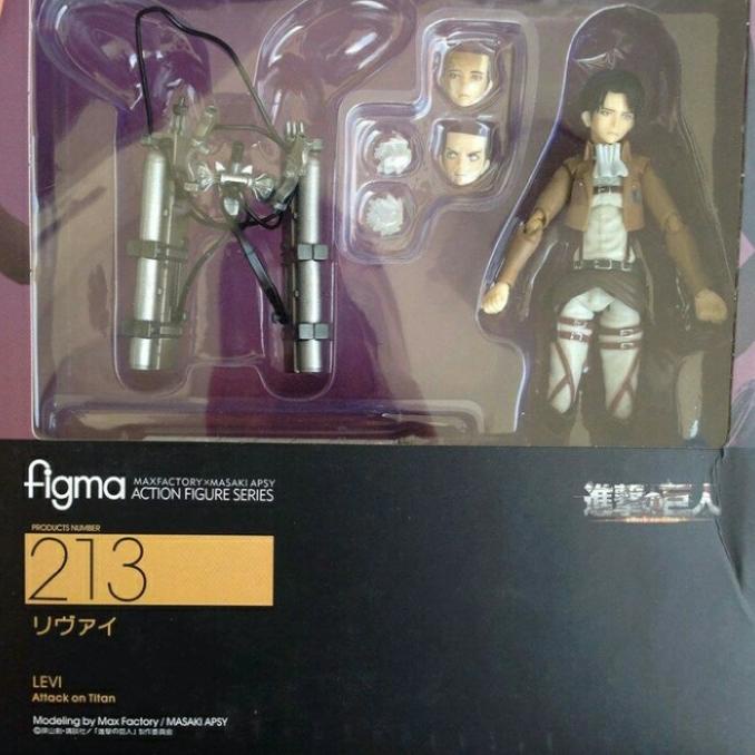 Jual Figma Attack On Titan AOT KWS Captain Levi barang ready | Shopee ...