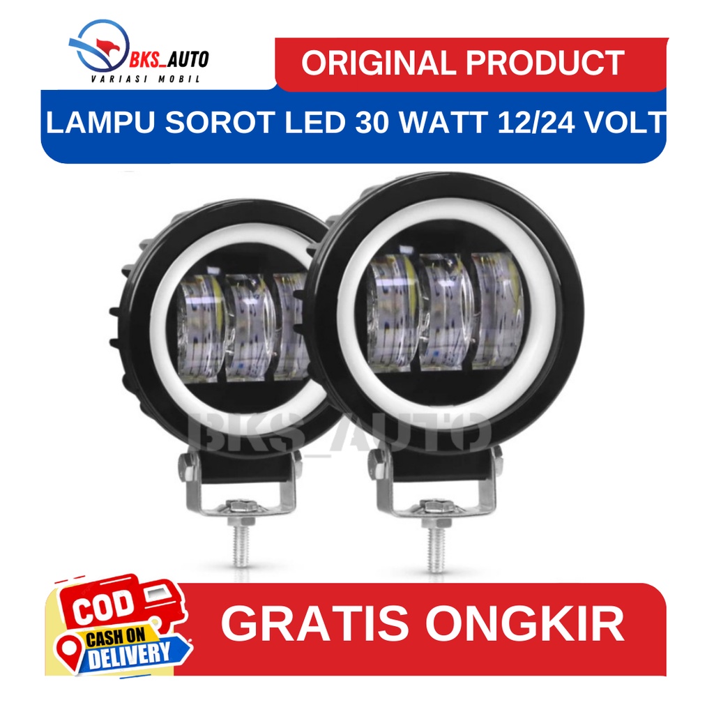 Jual Lampu Sorot Kerja Motor Off Road Variasi Led Bar Truk Perahu ...