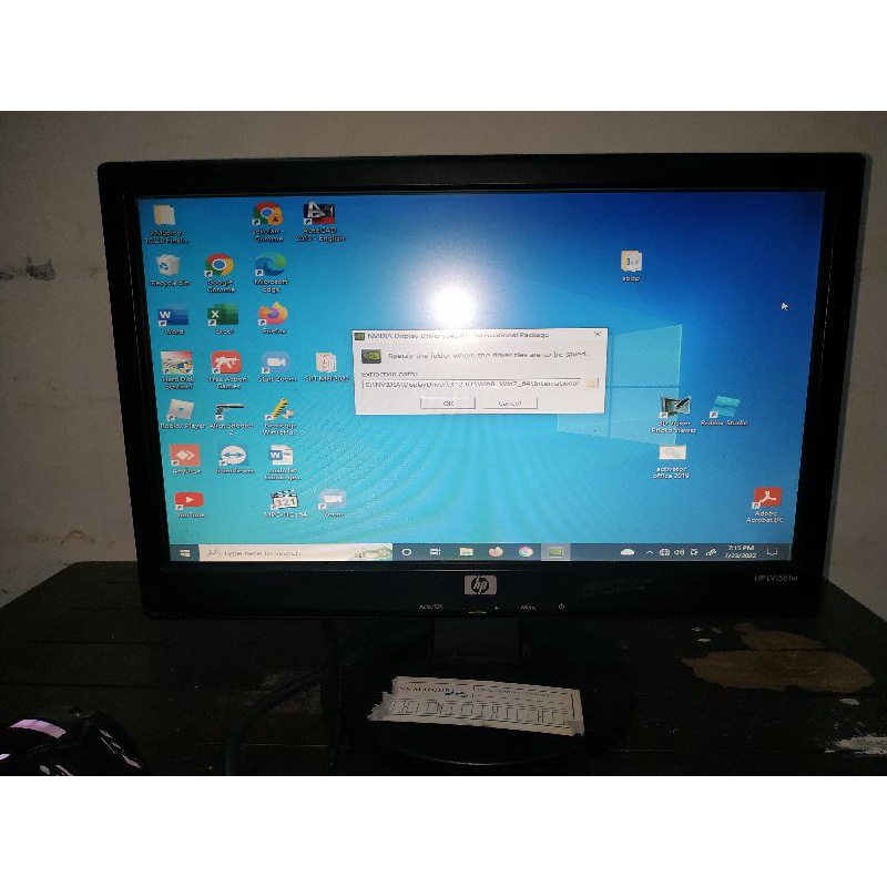 Jual Monitor LCD HP 16 inch wide screen normal | Shopee Indonesia