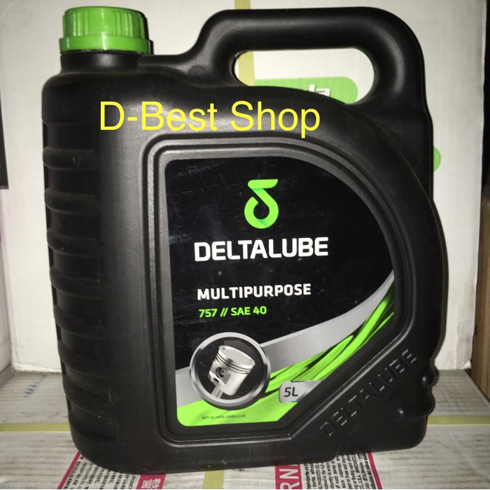 Jual Oli Mobil DIESEL Deltalube Multipurpose 757 SAE 40 - 5 Liter ...