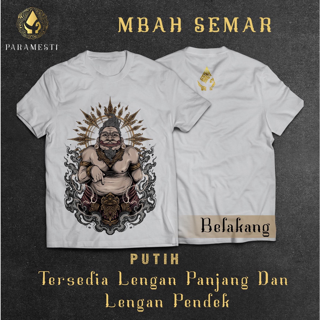 Jual Paramesti Kaos Jawa Mbah Semar Kaos Semar Kaos Wayang Semar