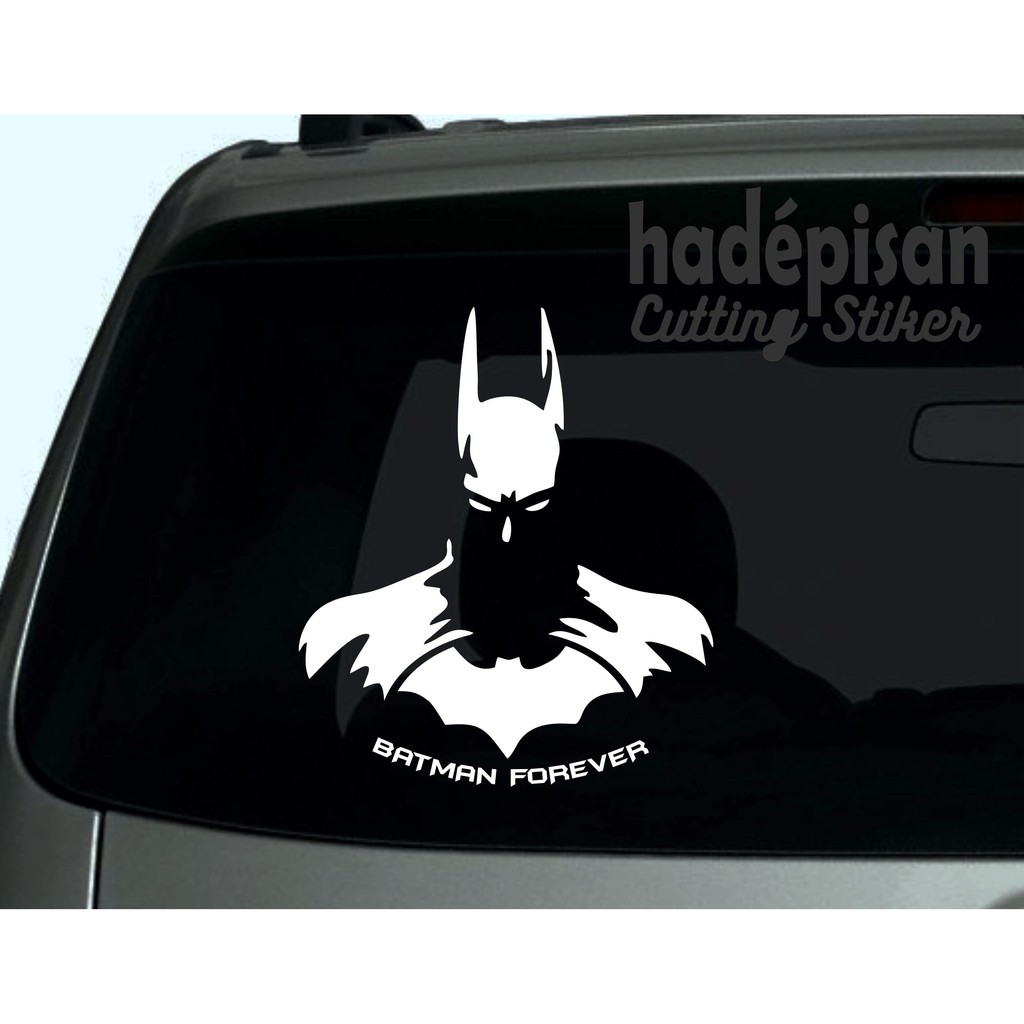 Jual Stiker Mobil Cutting Sticker Kaca Belakang Mobil Siluet Batman ...