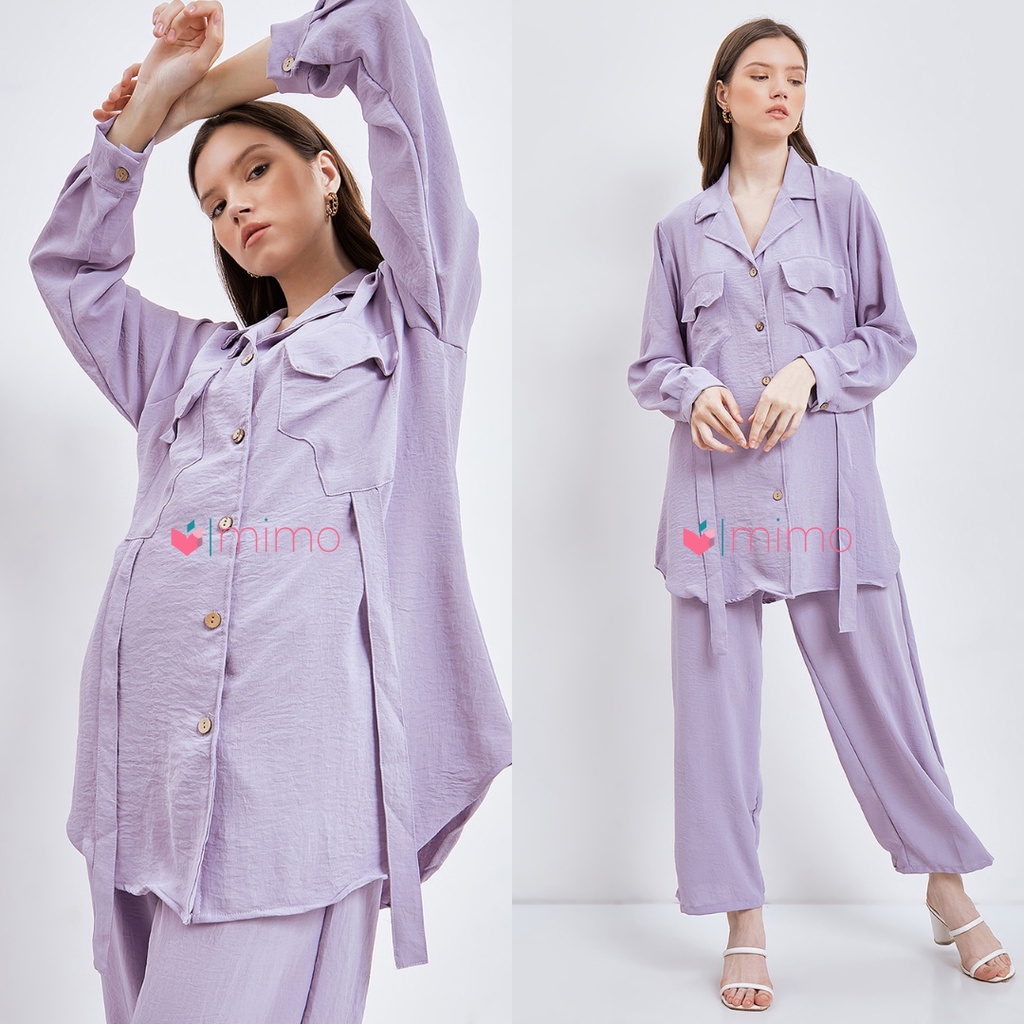 Pre-Order White Crinkle Colorblock Chest Pocket Plus Size Shirt