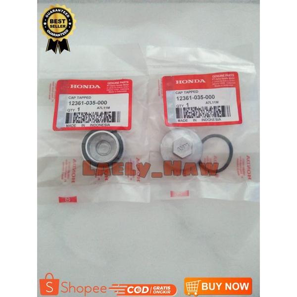 Jual Cap Tapped Plus Seal Baut Tutup Klep Beat Vario Pcx | Shopee Indonesia