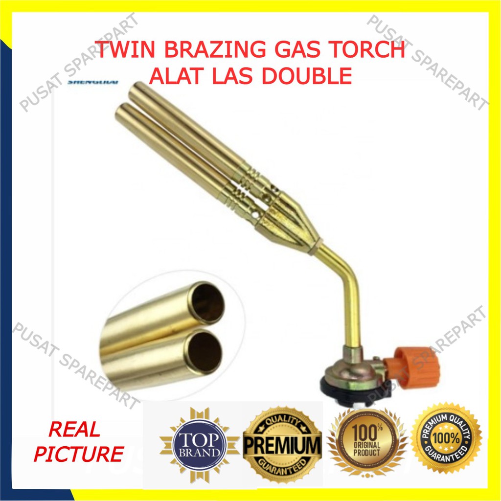 Jual TWIN BRAZING GAS TORCH GAS TORCH DOUBLE BRAZING Shopee Indonesia