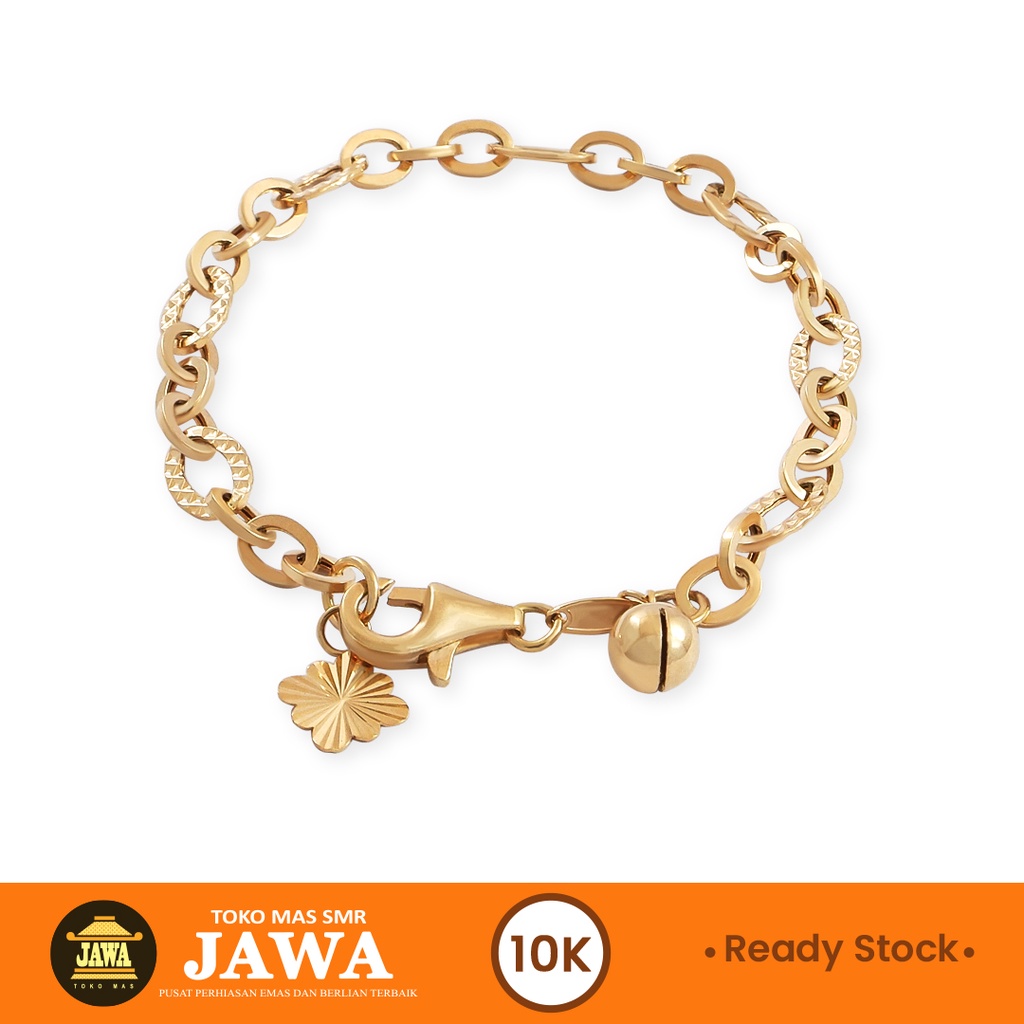 Jual Gelang Bracelet Emas Vivo Piramid Kadar 10k Toko Mas Jawa Shopee