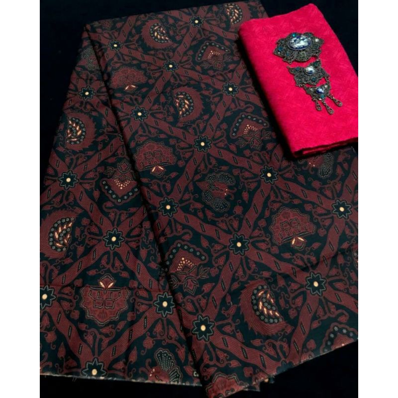 Jual Kain Prima Batik solo motif Sidomukti petang | Shopee Indonesia