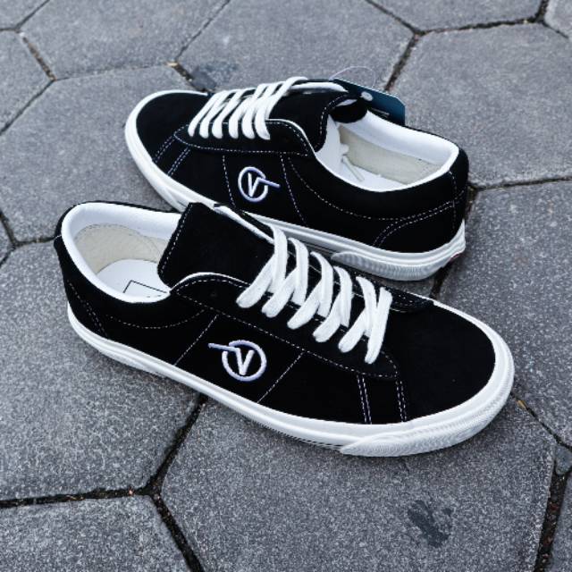 Jual Vans Sid Dx Anaheim Factory Suede Black White Original Shopee Indonesia