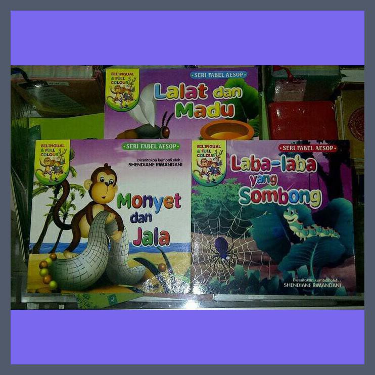 Jual BUKU ANAK,BUKU CERITA BERGAMBAR SERI FABEL,KAYA AKAN PESAN MORAL ...