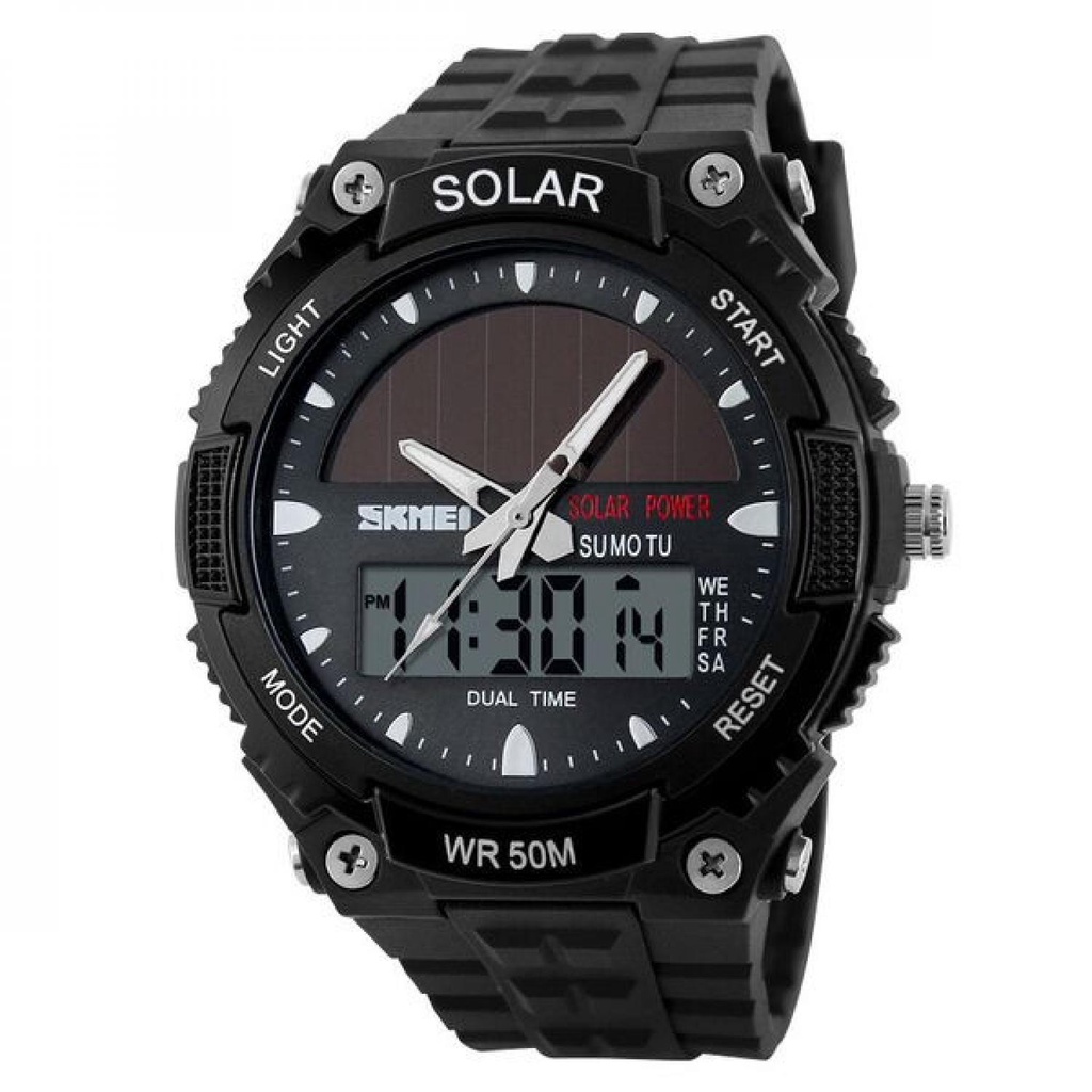 Jual Jam Tangan Solar Digital Analog Pria - 1049 | Shopee Indonesia