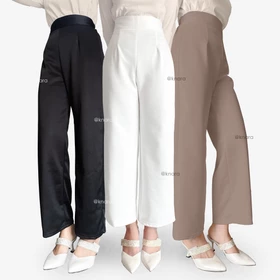 Felicia High Waist Long Kulot By Knara