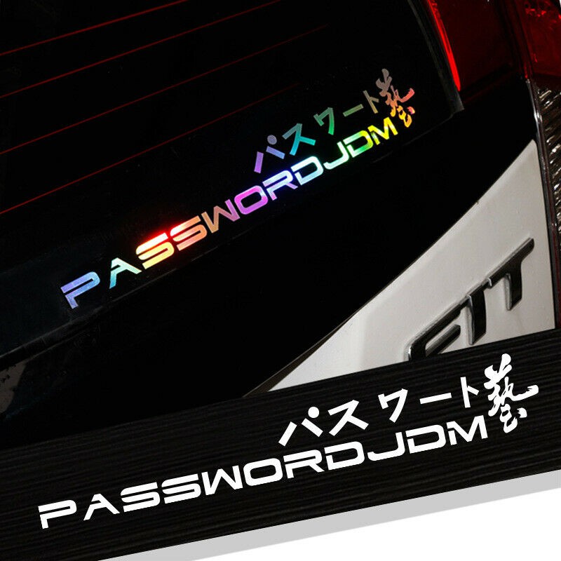 Jual stiker cutting Password JDM Mobil Stiker kanji | Shopee Indonesia