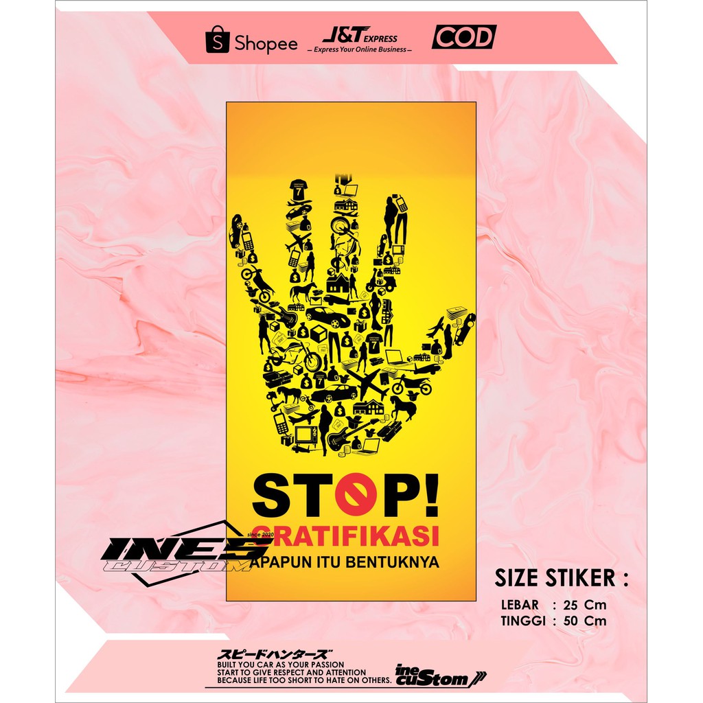 Jual STIKER GRATIFIKASI ANTI KORUPSI | Shopee Indonesia