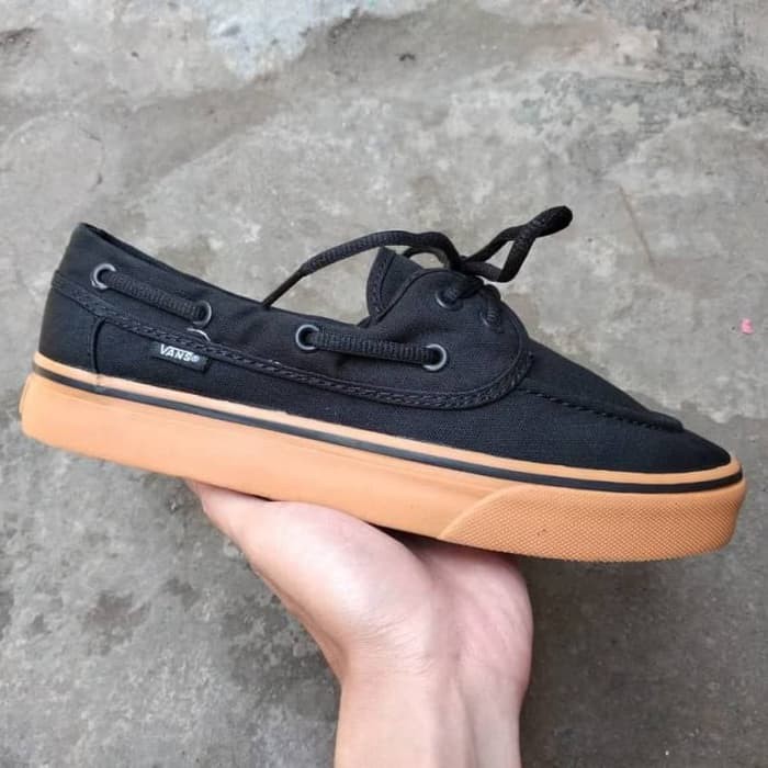Vans zapato black gum hotsell