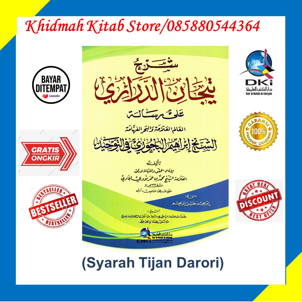 Jual Kitab Dki Syarah Tijan Ad Darori Ala Risalah Syaikh Ibrahim