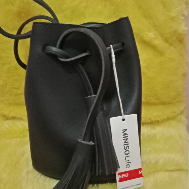 Jual Miniso Official Bucket Bag (Serut) Shopee Indonesia