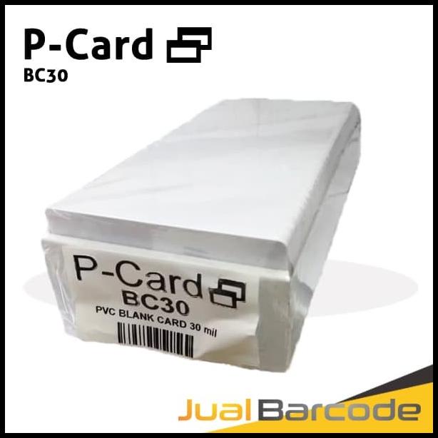 Jual Kartu Pvc Blank Card P Card Bc Bc Mil Id Card Polos Isi