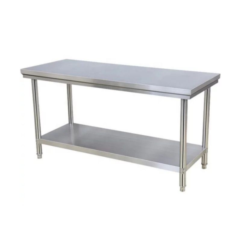 Jual Meja Stainless Steel Dapur Restoran Work Table RWT-10C | Shopee ...