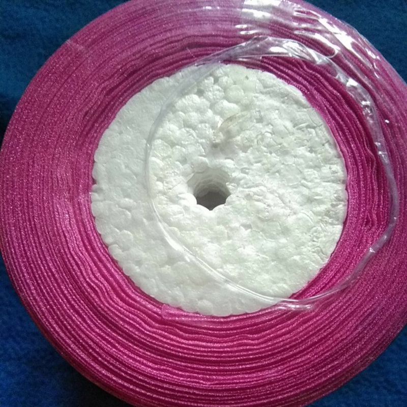 Jual Pita Organdi Polos Inch Cm Per Roll Yard M Shopee Indonesia