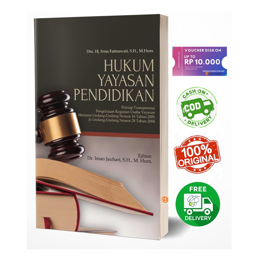 Jual Buku Hukum Yayasan Pendidikan Dp03988a Buku Original Shopee
