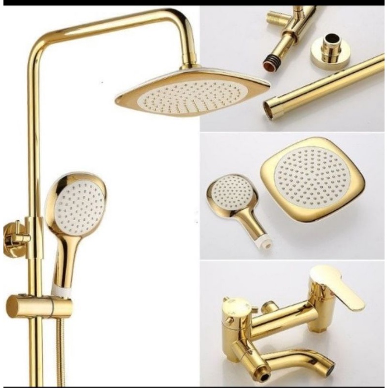 Jual PROMO SHOWER KUNINGAN/PANAS DINGIN GRAY/ BLACK GOLD /GOLD SHOWER ...