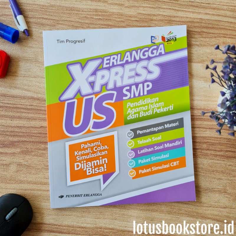 Jual Seri Erlangga Xpress US SMP - Indonesia IPA Inggris IPS - Buku ...