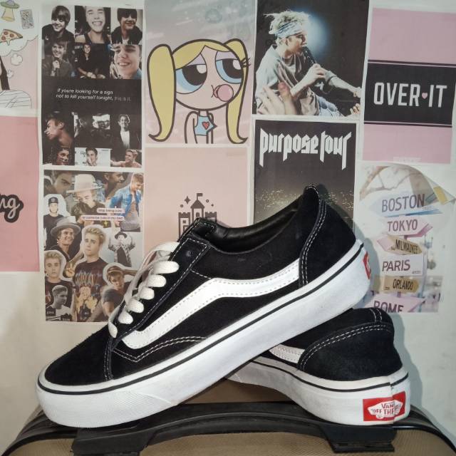 Jual vans old skool 2025 original second