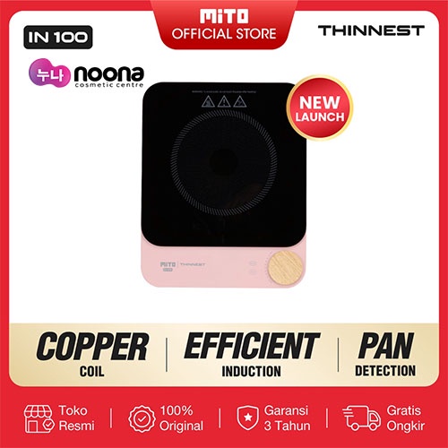 Jual MITO KOMPOR LISTRIK IN 100 WORLD'S THINNEST INDUCTION COOKER