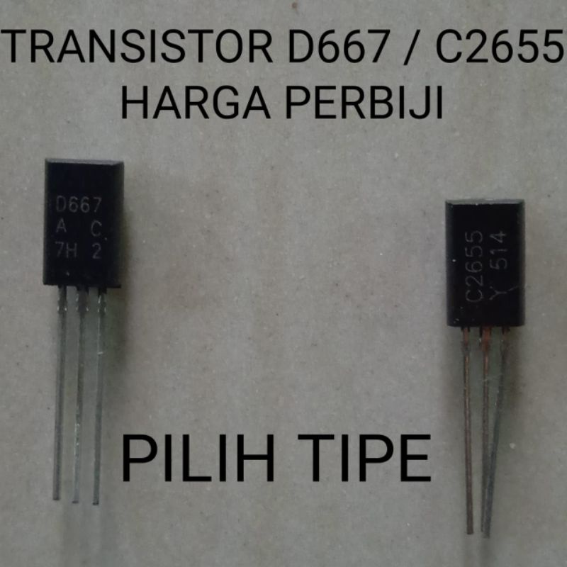 Jual TRANSISTOR TR D667 / C2655 2SD667 2SC2655 | Shopee Indonesia