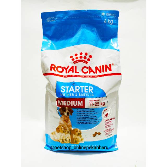 Jual ROYAL CANIN MEDIUM STARTER 4KG | Shopee Indonesia