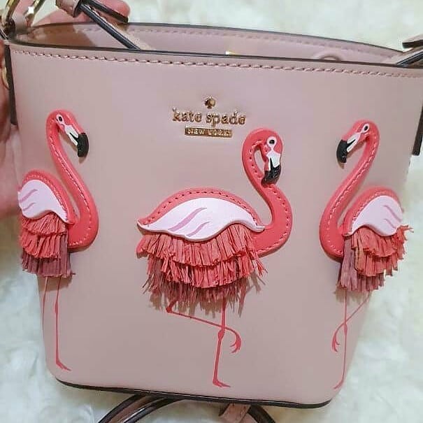 Kate spade bucket bag flamingo outlet