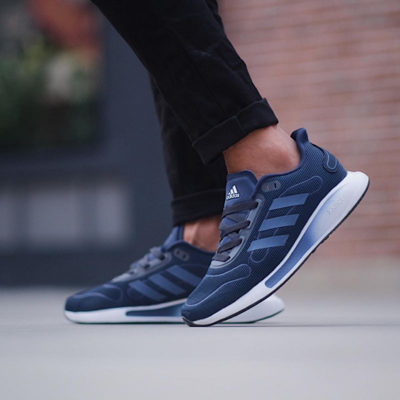 Adidas bounce outlet navy blue