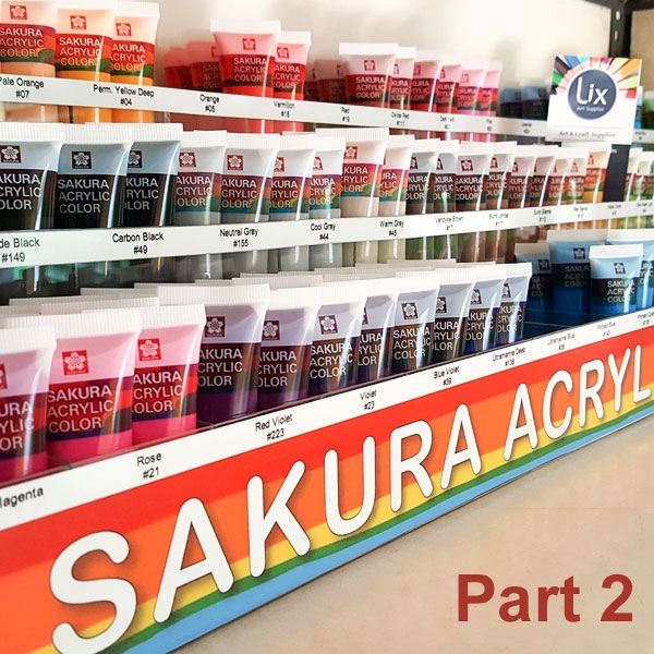 Jual Sakura Acrylic Color 20ml Tube / Cat Akrilik Sakura 20ml (Part 02/ ...