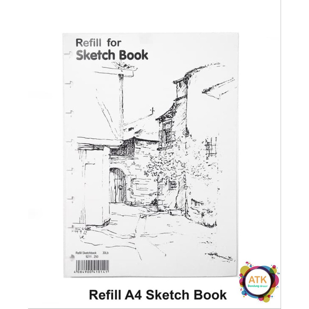 Jual Refill A4 Sketchbook Lyra Ukuran A4 150 Gsm Isi Sketchbook