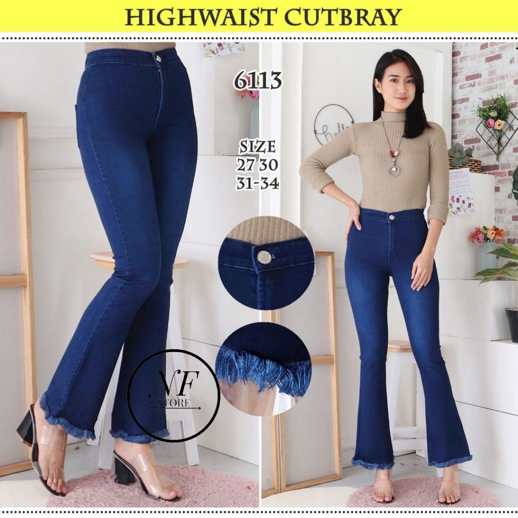 Celana Cutbray HW Cutbray Jeans
